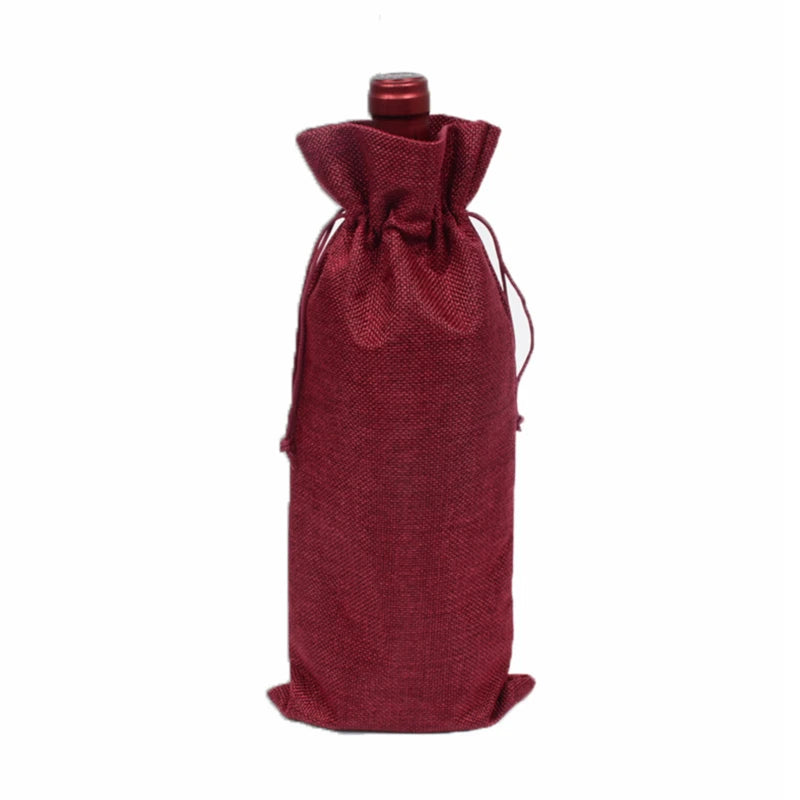 10pcs Wine Bottle Bags with Drawstrings